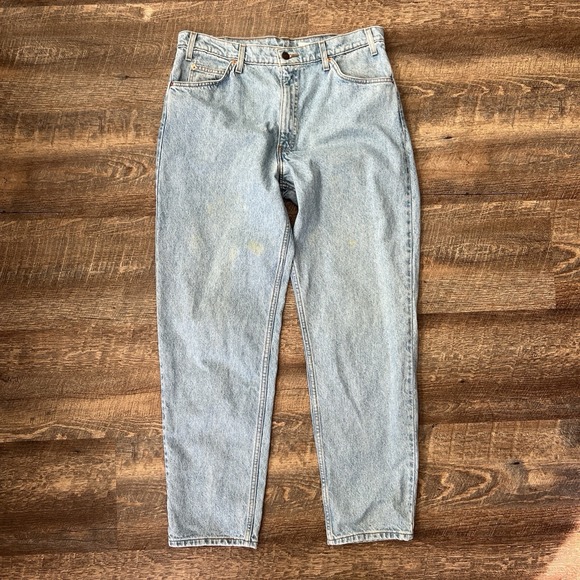 VTG Levi's 550 Relaxed Fit Jean Men's 36X32(31)  Blue Orange Tab Tapered Leg '95 - Picture 1 of 12